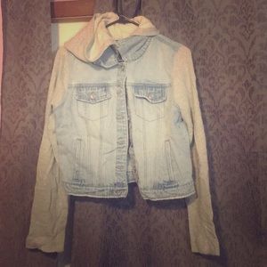 Hoodie jean jacket